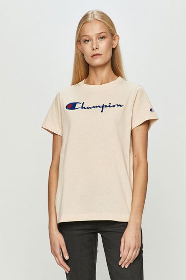 Тениска Champion T-shirt Бежово | 110992., 0