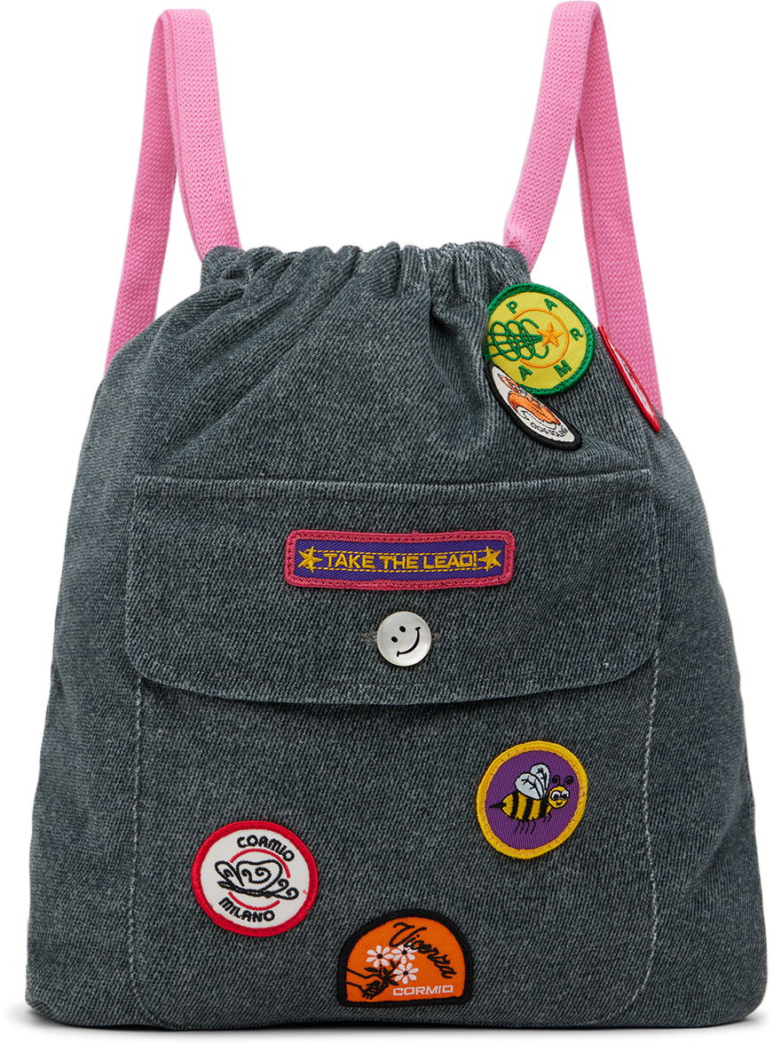 Раница CORMIO Cormio Badge Backpack Сиво | BACKPACK CORDUROY, 0