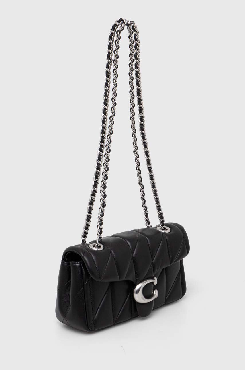 Чанта през рамо Coach Tabby Leather Shoulder Bag Черно | CP149, 1