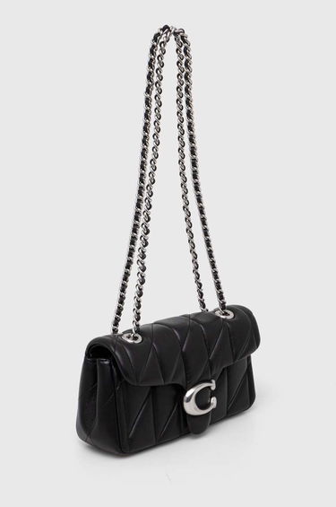 Чанта през рамо Coach Tabby Leather Shoulder Bag Черно | CP149, 1
