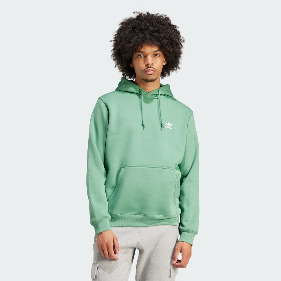 Суитчър adidas Performance Trefoil Essentials Hoodie Зелено | IN0665, 0
