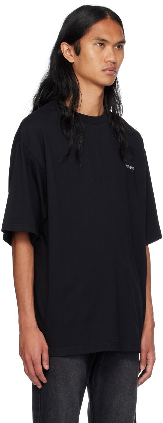 Тениска We11done Damaged T-Shirt Черно | WD-TT2-24-765-U-BK, 1
