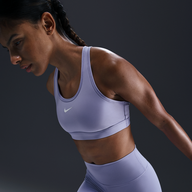 Сутиен Nike Swoosh Medium-Support Padded Sports Bra Лилаво | DX6821-533, 3