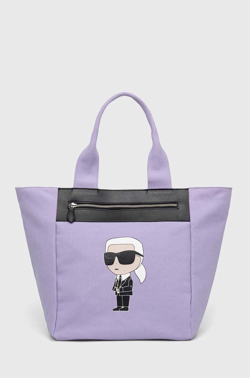Дамска чанта KARL LAGERFELD Handbag Лилаво | 230W3015, 0