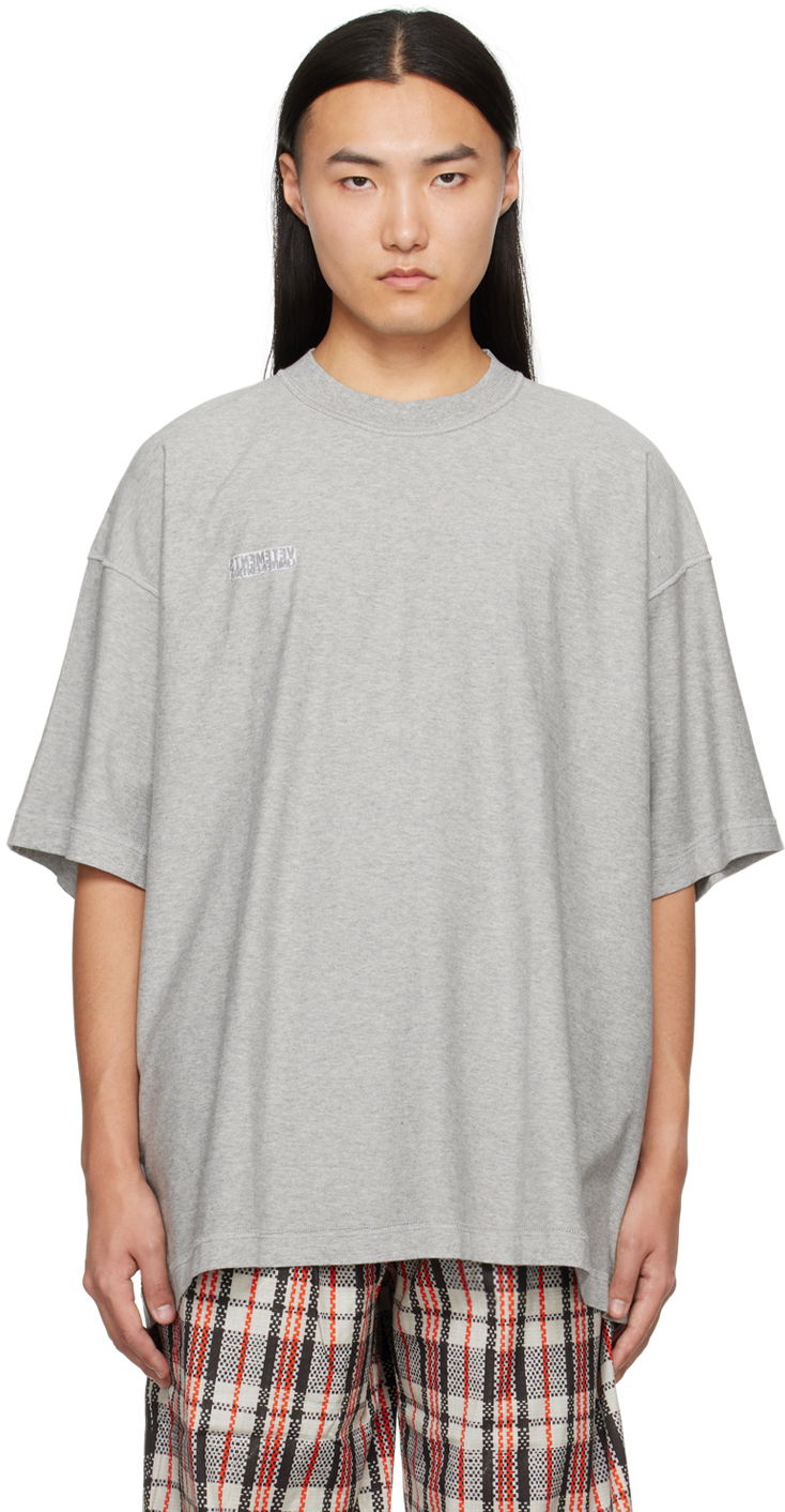 Тениска VETEMENTS Inside Out T-Shirt Сиво | UE64TR600GG, 0