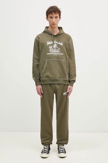 Спортни панталони adidas Originals Wabash Printed Sweatpants Зелено | JP4486, 4