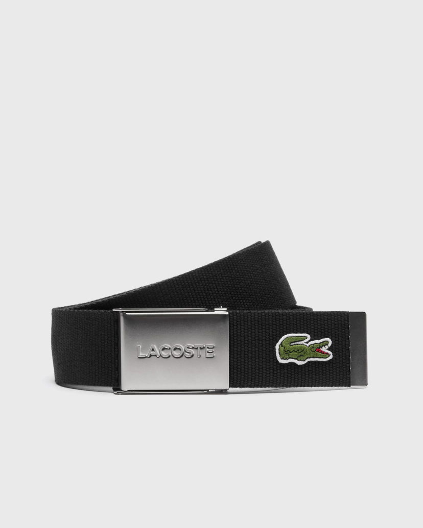 Колани Lacoste Lacoste 40 Woven Strap Belt 110 CM Черно | RC2012-031