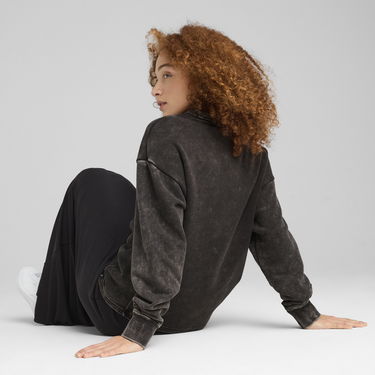 Пуловер Puma CLASS Comfort Washed Crew Sweatshirt Черно | 685032_01, 3