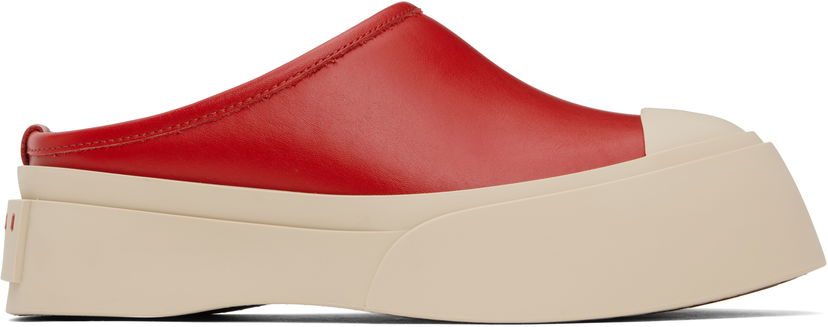 Облекло Marni Marni Pablo Sabot Slip-on Loafers Червено | SNZW018502 P7226