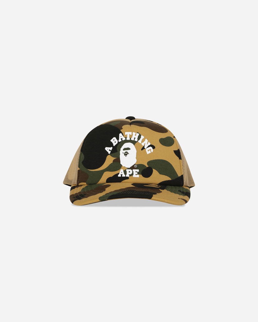 Шапка с козирка BAPE Camo College Mesh Cap Жълто | 1L80180001 YELLOW