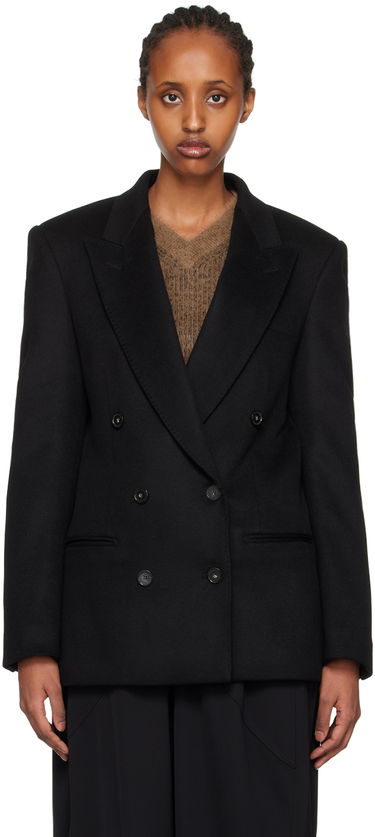 Яке Stella McCartney Double-Breasted Blazer Черно | 650042SPB11, 0