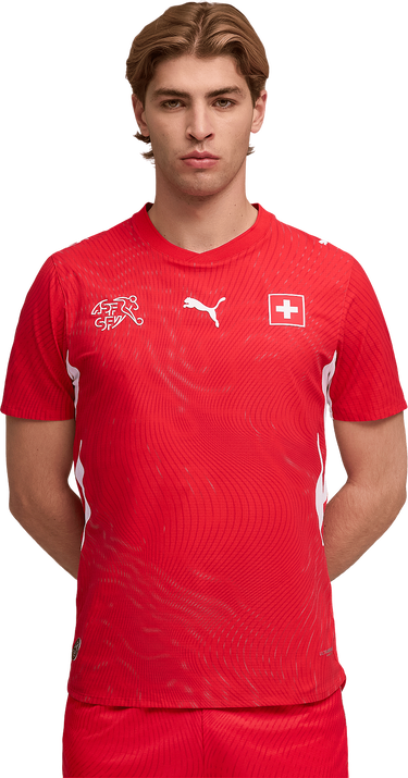 Фланелка Puma Switzerland Authentic Home 2026 Ultraweave Football Jersey Червено | 783217-01, 3