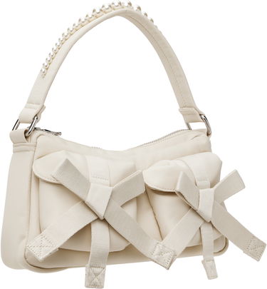 Дамска чанта Simone Rocha Simone Rocha Beaded Utility Bow Pochette Bag Черно | BAG176B 0761, 4