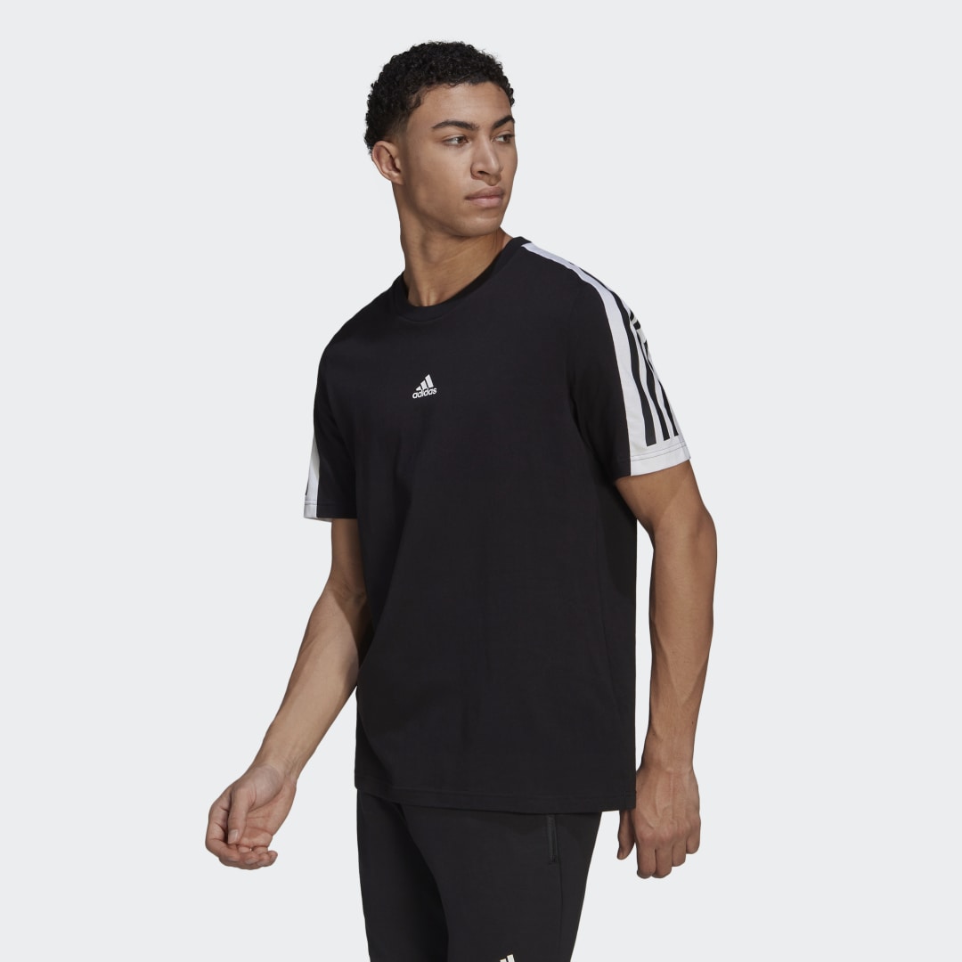 Тениска adidas Originals Future Icons 3-Stripes Tee Черно | HK2284, 0