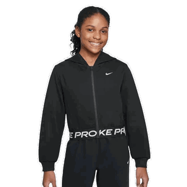 Суитчър Nike Pro Training Full-Zip Fleece Hoodie Черно | HQ9312-011, 0