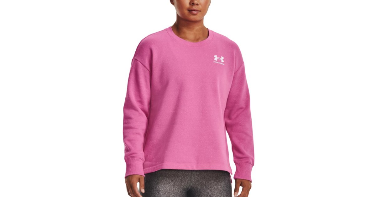 Суитчър Under Armour Rival Fleece Sweatshirt Розово | 1369423-659, 1