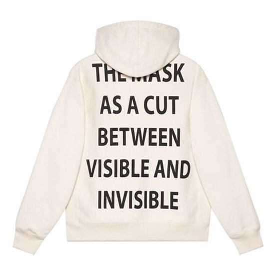 Суитчър Gucci Manifesto Oversize Hoodie Бяло | 569828-XJBTR-9911
