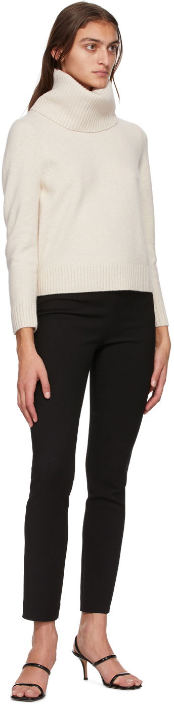 Пуловер TOTEME TOTEME Prati Wool & Cashmere Turtleneck Бежово | 204-562-752, 3