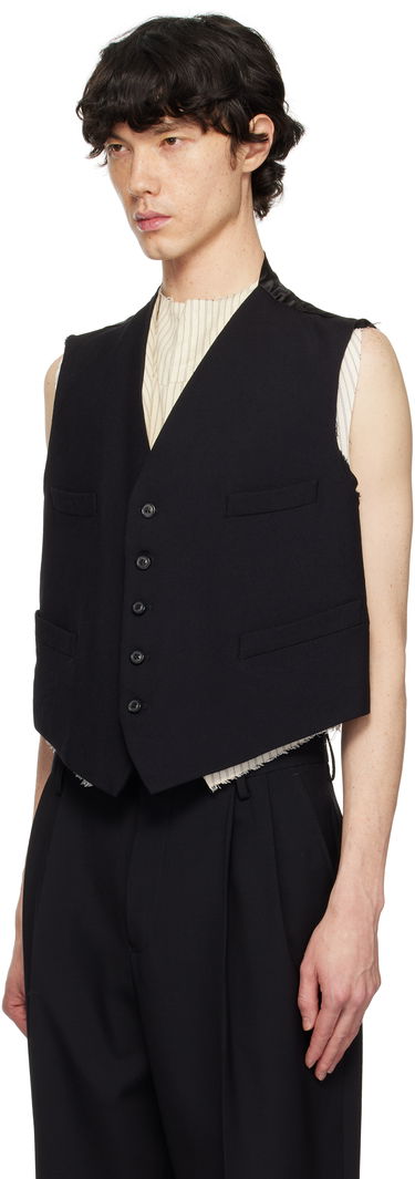 Жилетка Maison Margiela Maison Margiela Raw Edge Waistcoat Черно | S50FB0110 S53915, 3