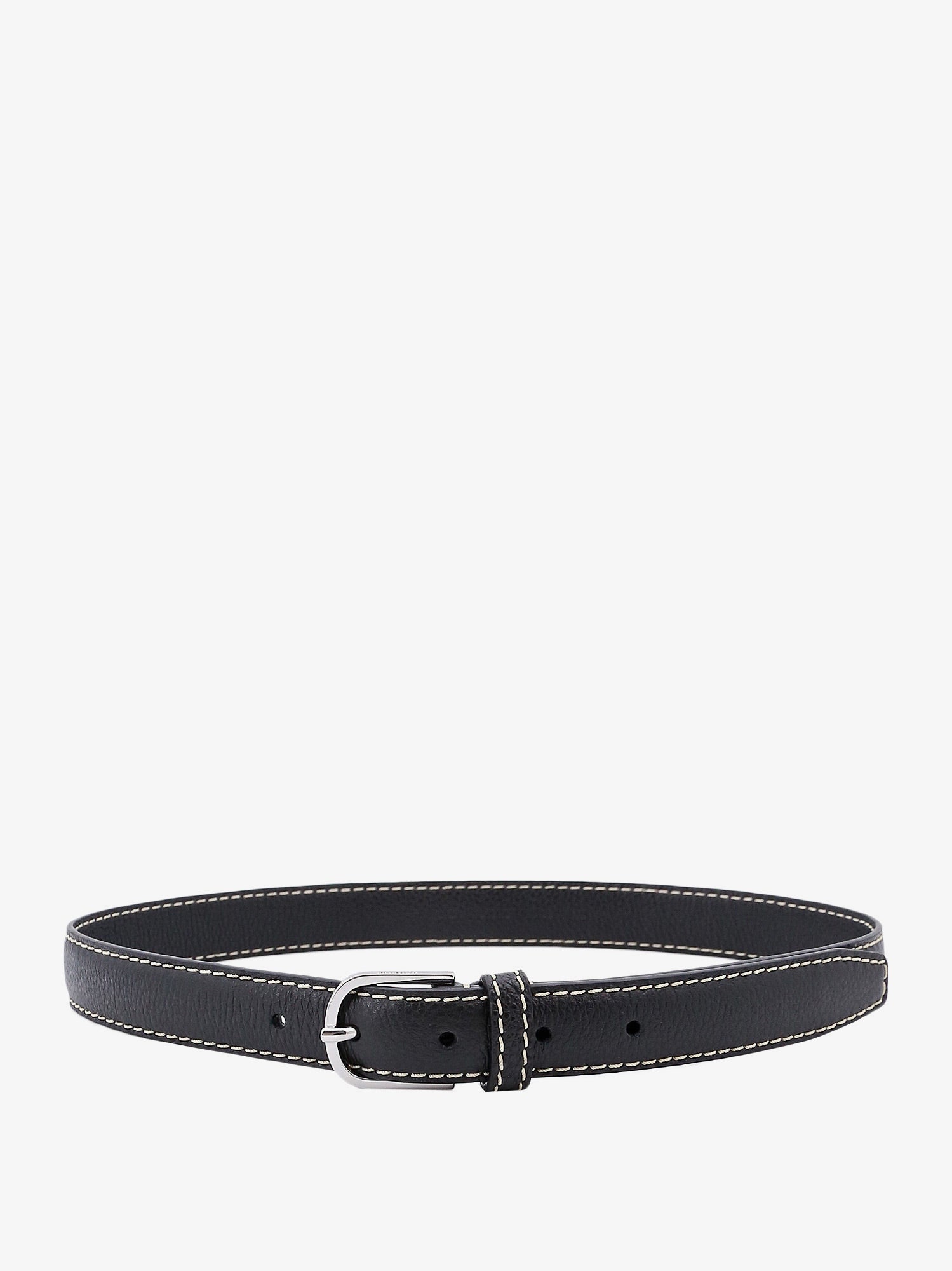 Колани TOTEME Leather Belt With Contrast Stitching by Черно | 233812613200, 0
