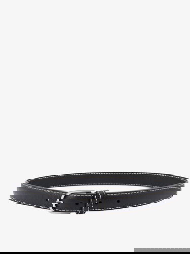 Колани TOTEME Leather Belt With Contrast Stitching by Черно | 233812613200, 0