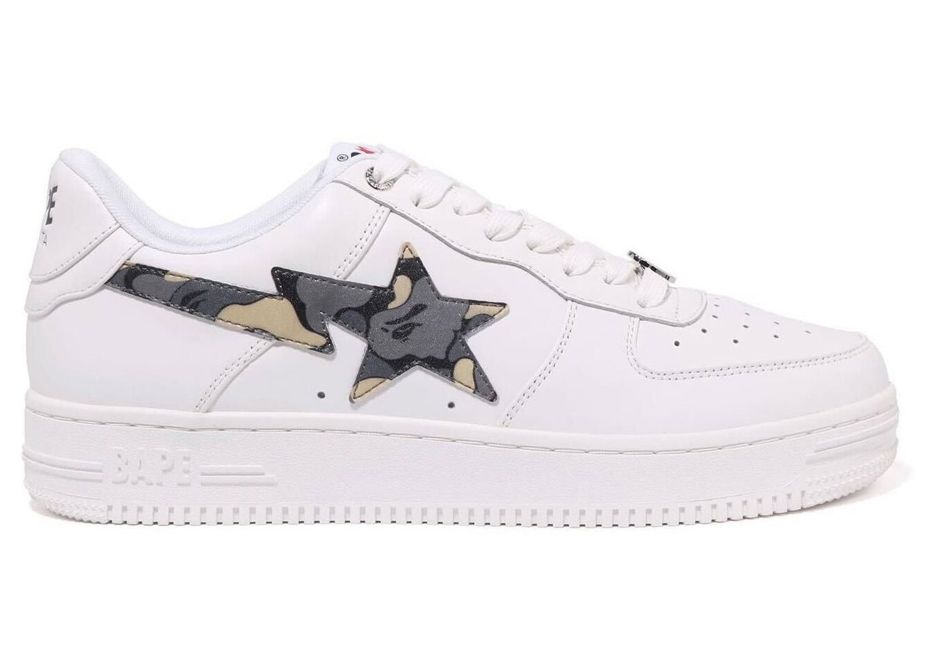 Кецове и обувки BAPE Bape Sta US Exclusive "White Multi Camo" Бяло | 001FWI721004_WHT, 0