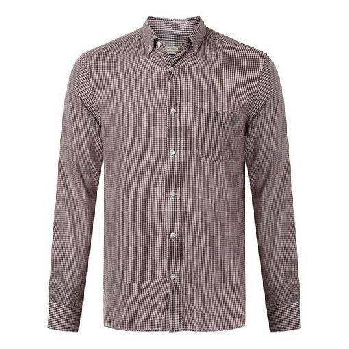 Риза Burberry Plaid Long Sleeve Shirt Червено | 40700191, 0