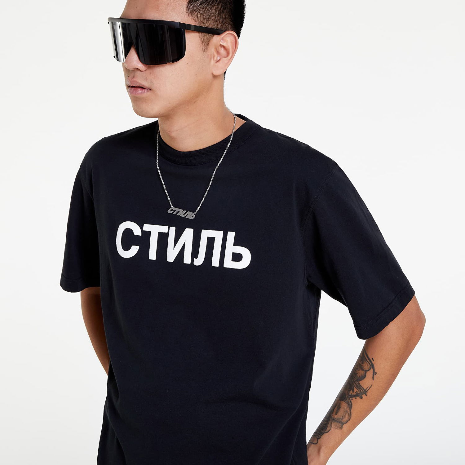 Тениска HERON PRESTON Ctnmb Tee Черно | HMAA032C99JER0021001, 1