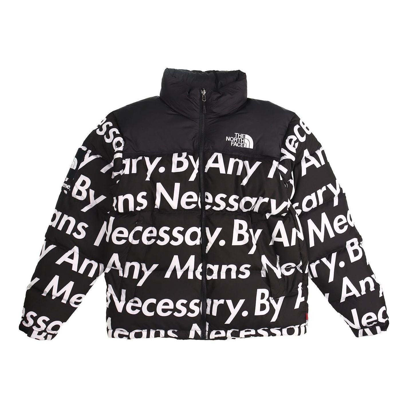 Пухо яке Supreme FW15 The North Face By Any Means Nuptse Jacket Черно | SUP-FW15-620, 0