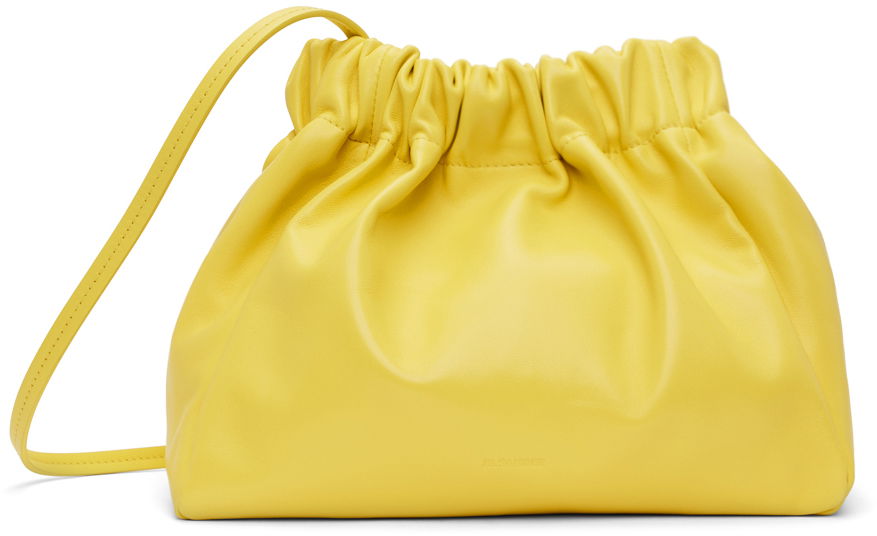 Дамска чанта Jil Sander Jil Sander Small Scrunch Pouch Жълто | J08WD0046_P5624, 0