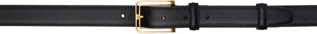 Leather Belt With Square Buckle