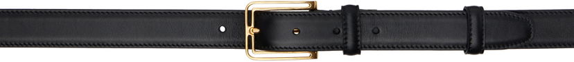 Колани The Row Leather Belt With Square Buckle Черно | W1685-L60