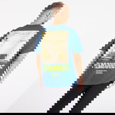 Тениска Pleasures T-shirt PLEASURES Turntable Синьо | P25F010-BLUE, 2