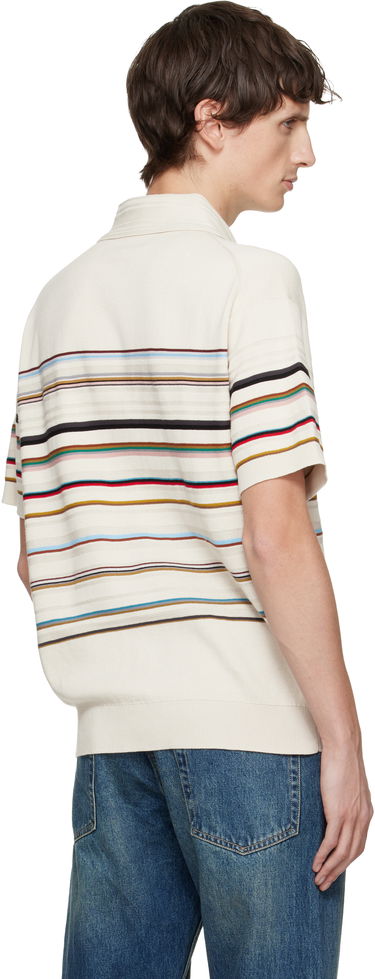 Поло тениска Paul Smith Signature Stripe Short-Sleeve Knit Polo Многоцветен | M1R-532Z-T02765-02, 2