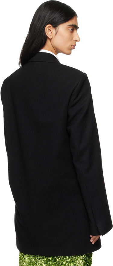 Яке Dries Van Noten Dries Van Noten Oversized Double-Breasted Blazer Черно | 242-010406-9179, 2