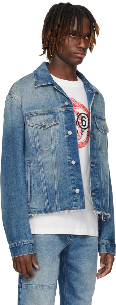 Яке Maison Margiela MM6 Maison Margiela Sports Denim Jacket Синьо | SH0AM0026 M30018, 1