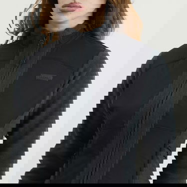 Яке SKIMS Lounge Fleece Zip Up Jacket Черно | ZU-ZUP-8323W-DKT, 5