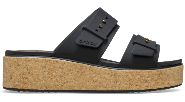 Кецове и обувки Crocs Brooklyn Cork Buckle Sandals Черно | 211252-001, 0