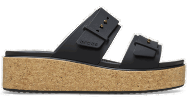 Кецове и обувки Crocs Brooklyn Cork Buckle Sandals Черно | 211252-001, 0