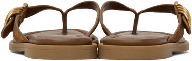 Грижа за обувките rag & bone rag & bone Gia Suede Thong Sandals Кафяво | WFF25SF1003SU03, 1