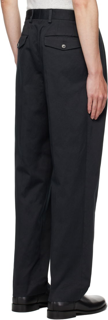 Панталони Dries Van Noten Dries Van Noten Pleated Trousers Черно | 252-020998-2341, 2