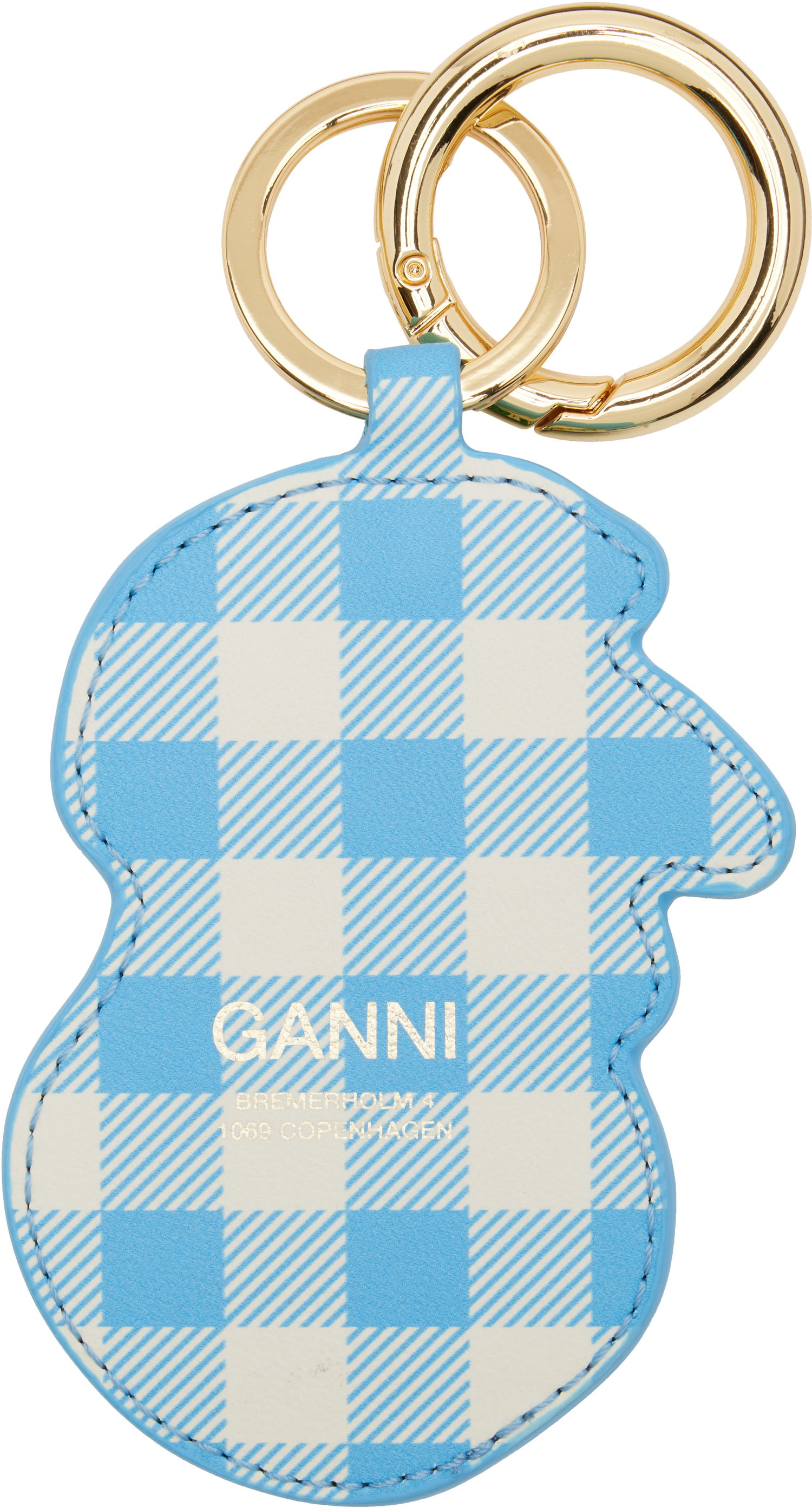 Ключодържатели GANNI Textured Landscape Graphic Apple Keychain Многоцветен | A6781, 1