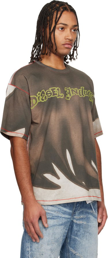 Тениска Diesel T-Boxt-Show Oversized Washed Graphic T-shirt with Contrast Stitching Многоцветен | A21230-0BKBY-7FMA, 1