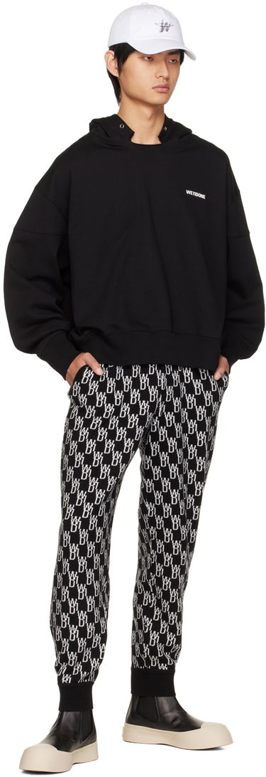 Суитчър We11done We11done Signature Hoodie Черно | WD-TH3-22-867-U-BK, 3