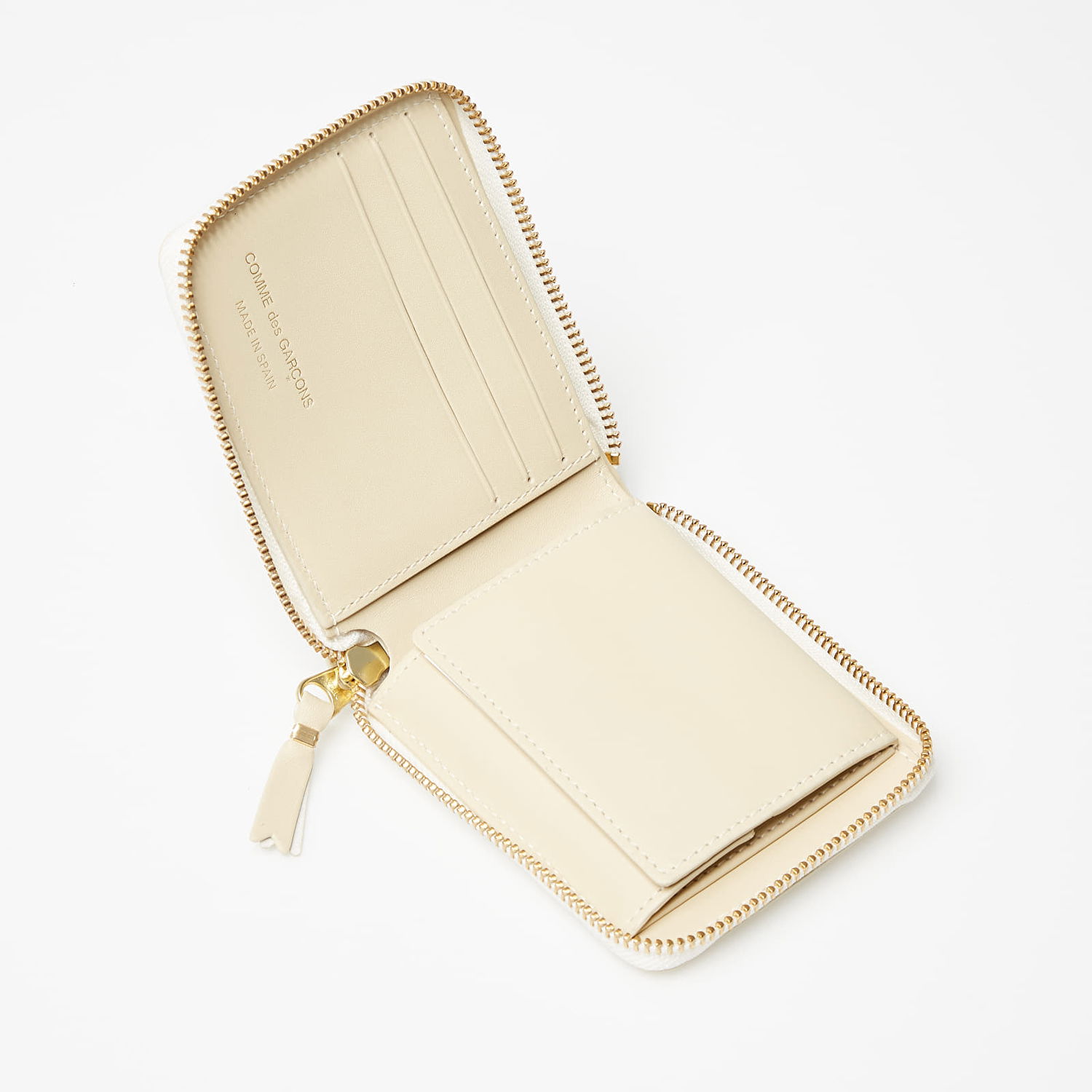 Портфейл Comme des Garçons Wallet Classic Leather Wallet Off White Бежово | SA7100 Off White, 1