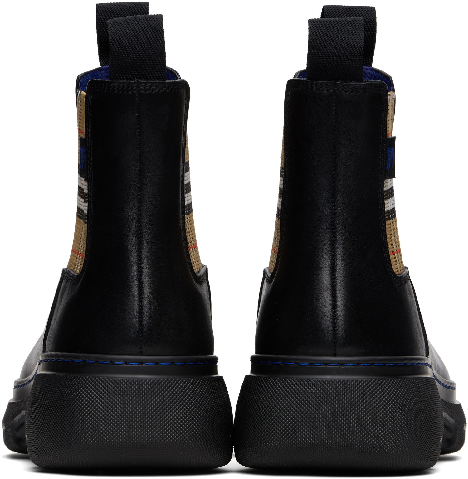 Кецове и обувки Burberry Burberry Creeper Low Chelsea Boots Черно | 8105183, 1