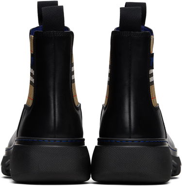 Кецове и обувки Burberry Burberry Creeper Low Chelsea Boots Черно | 8105183, 1