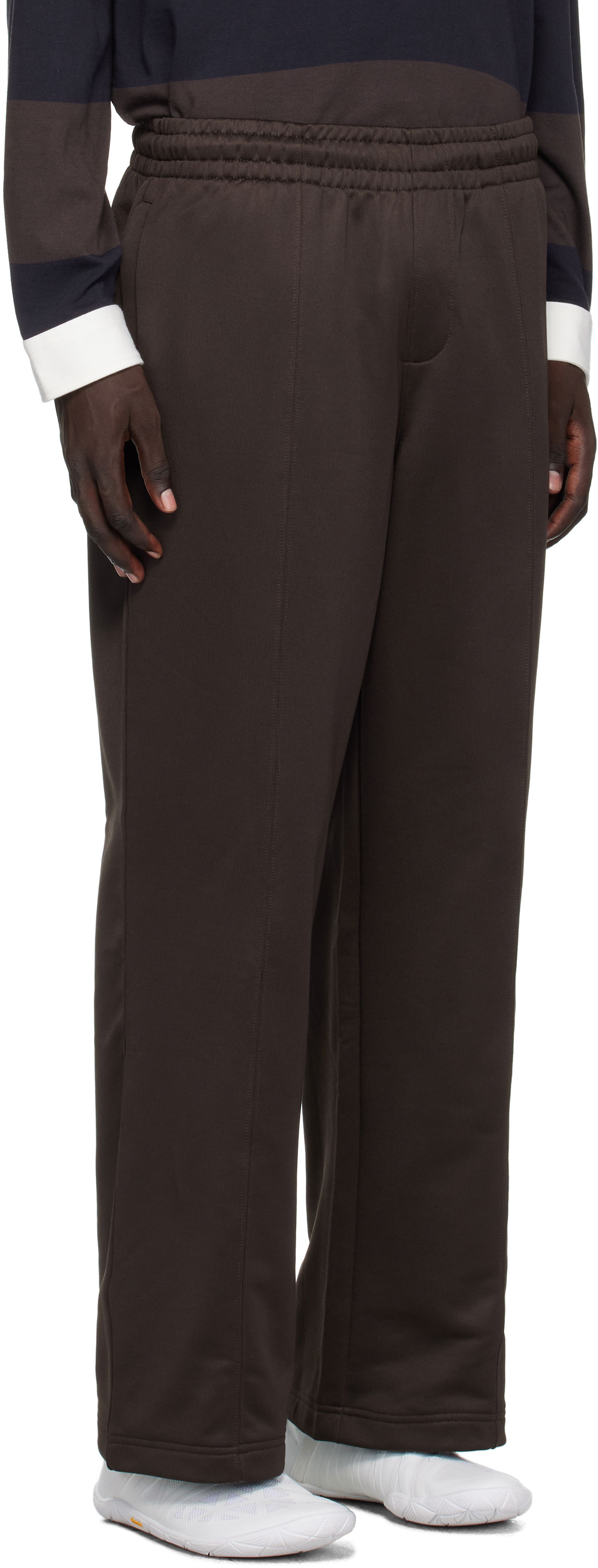 Спортни панталони Lacoste Lacoste Loose Fit Fleece Sweatpants Кафяво | XH5889_SKB, 1