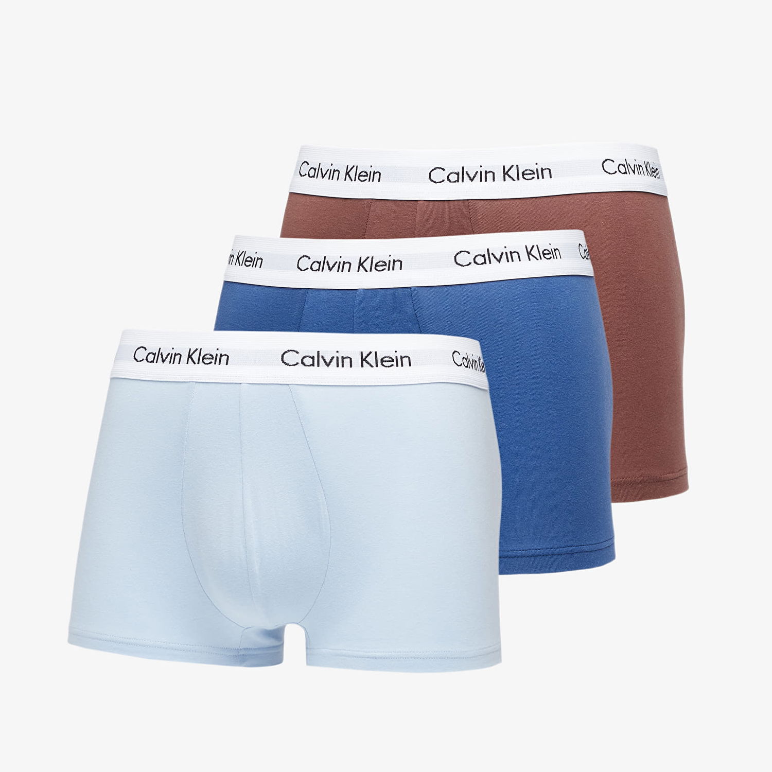 Боксерки CALVIN KLEIN Cotton Stretch Classic Fit Low Rise Trunk 3-Pack Многоцветен | U2664G H59, 0