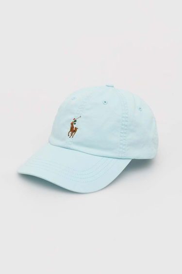 Шапка Polo by Ralph Lauren Kšiltovka Polo Ralph Lauren tyrkysová barva, s potiskem Тюркоазено | 710834737, 0